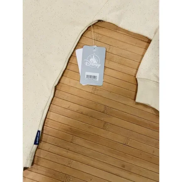 NEW Disney Sequined Santa Mickey Merry Christmas Pixie Dust Spirit Jersey Size S - Picture 4 of 9